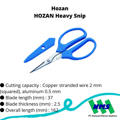 TRUSCO 324-9476 HOZAN Heavy Snip N-838