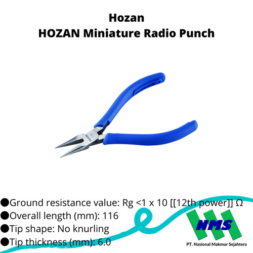 TRUSCO 120-4866 HOZAN Miniature Radio Punch P-35