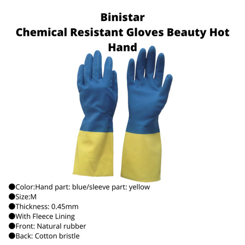 TRUSCO 420-4484 Chemical Resistant Gloves Beauty Hot Hand 268-M