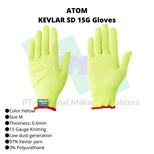 TRUSCO 324-6141 KEVLAR SD 15G Gloves