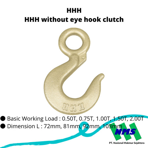 TRUSCO 241-2683 HHH without eye hook clutch