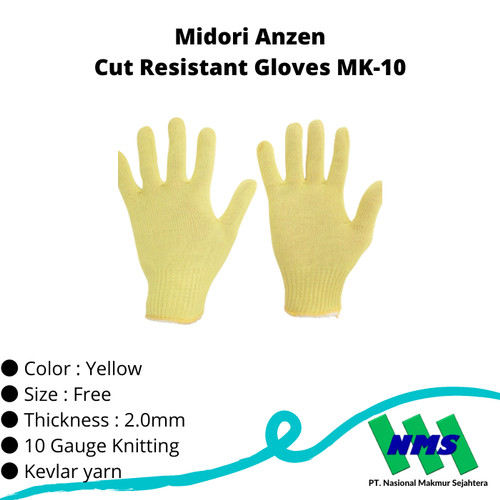 TRUSCO 335-7066 Cut Resistant Gloves MK-10