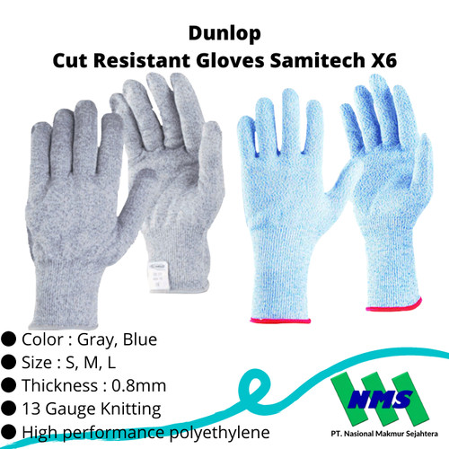 TRUSCO 473-5218 Cut Resistant Gloves Samitech X6