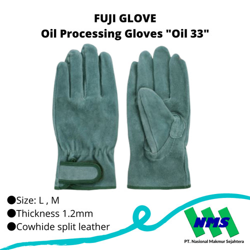 TRUSCO 365-9356 Oil Processing Gloves "Oil 33"