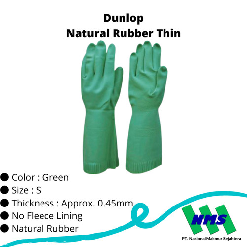 TRUSCO 439-7592 Natural Rubber Thin Green