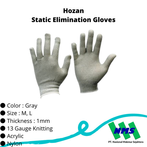 TRUSCO 407-4092 Static Elimination Gloves