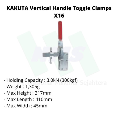 KAKUTA Vertical Handle Toggle Clamps X16