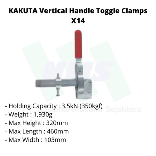 KAKUTA Vertical Handle Toggle Clamps X14