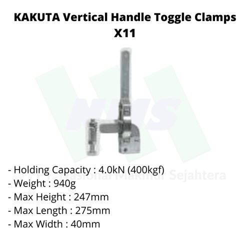 KAKUTA Vertical Handle Toggle Clamps X11