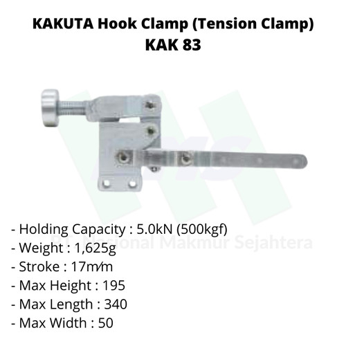 KAKUTA Hook Clamp (Tension Clamp) KAK 83