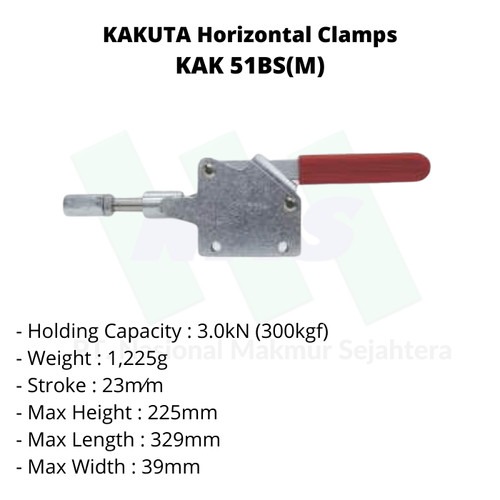 KAKUTA Horizontal Clamps KAK 51BS(M)