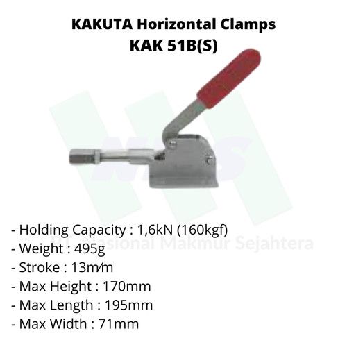 KAKUTA Horizontal Clamps KAK 51B(S)