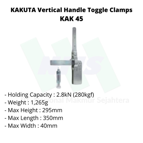 KAKUTA Vertical Handle Toggle Clamps KAK 45