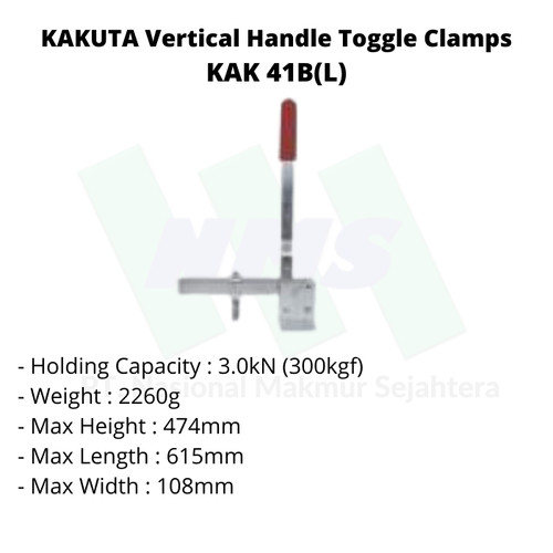 KAKUTA Vertical Handle Toggle Clamps KAK 41B(L)