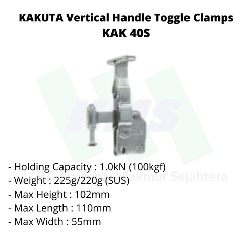 KAKUTA Vertical Handle Toggle Clamps KAK 40S