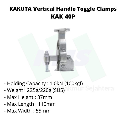 KAKUTA Vertical Handle Toggle Clamps KAK 40P