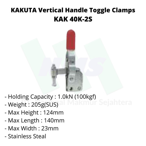 KAKUTA Vertical Handle Toggle Clamps KAK 40K-2S