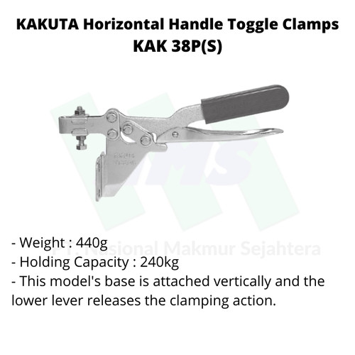 KAKUTA Horizontal Handle Toggle Clamps KAK 38P(S)