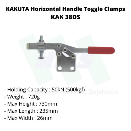 KAKUTA Horizontal Handle Toggle Clamps KAK 38D(S)