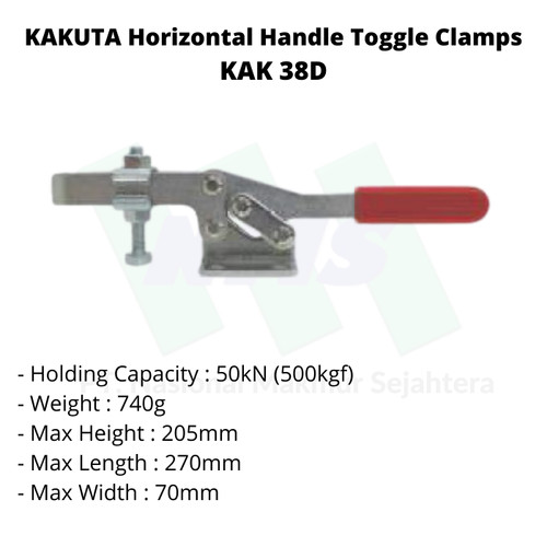 KAKUTA Horizontal Handle Toggle Clamps KAK 38D