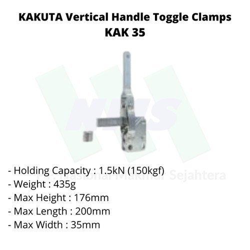 KAKUTA Vertical Handle Toggle Clamps KAK 35