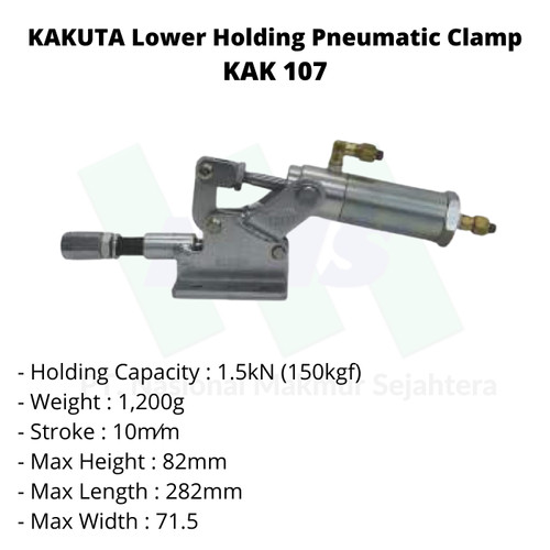 KAKUTA Side/Lower Holding Pneumatic Clamp KAK 107