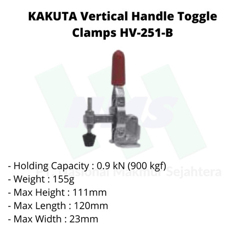 KAKUTA Vertical Handle Toggle Clamps HV251-B