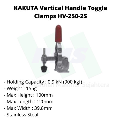 KAKUTA Vertical Handle Toggle Clamps HV250-2S