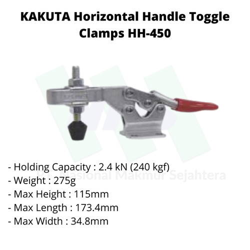 KAKUTA Horizontal Handle Toggle Clamps HH450