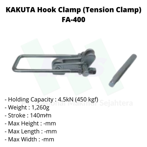 KAKUTA Hook Clamp (Tension Clamp) FA400