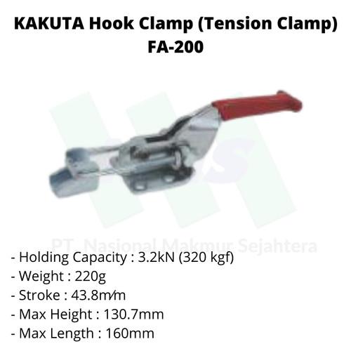 KAKUTA Hook Clamp (Tension Clamp) FA200