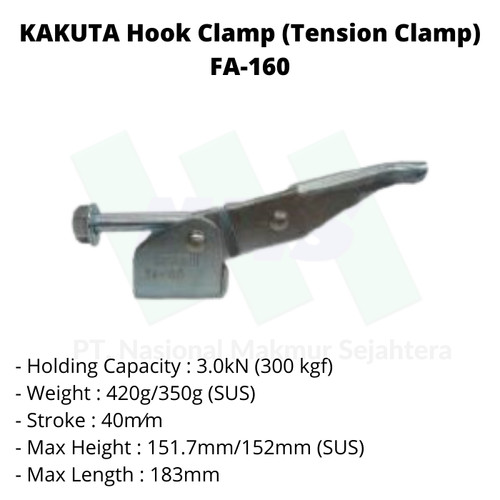 KAKUTA Hook Clamp (Tension Clamp) FA160