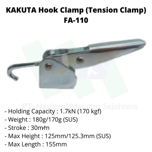 KAKUTA Hook Clamp (Tension Clamp) FA110