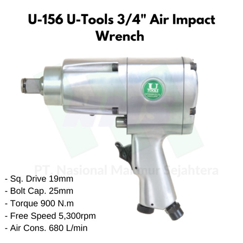 U-156 U-Tools 3/4" Air Impact Wrench