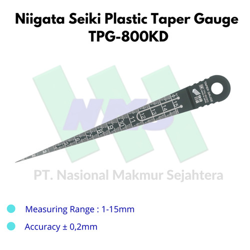 Niigata Seiki Plastic Taper Gauge TPG-800KD