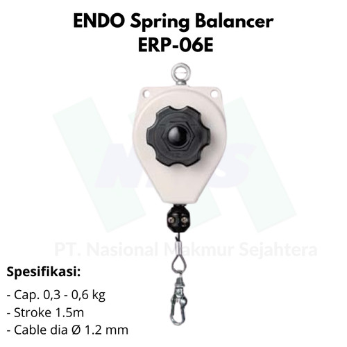 Spring Balancer Cap 0.3-0.6kg Stroke 1.5m ENDO ERP-06E