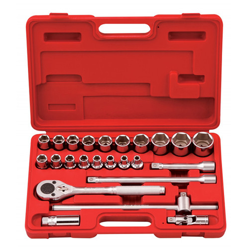 Socket Set 6pt. SQ1/2" Genius GS-424M 24pcs/set