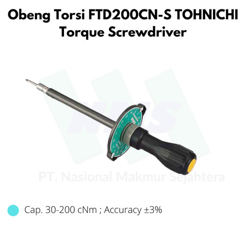 Obeng Torsi FTD200CN-S TOHNICHI Torque Screwdriver