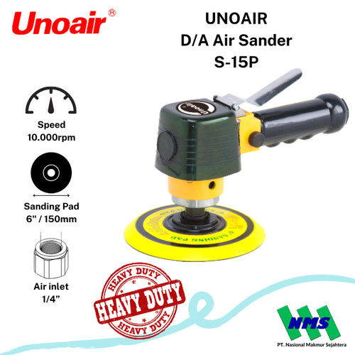 Amplas Angin 6 inch Air Sander UNOAIR S-15P