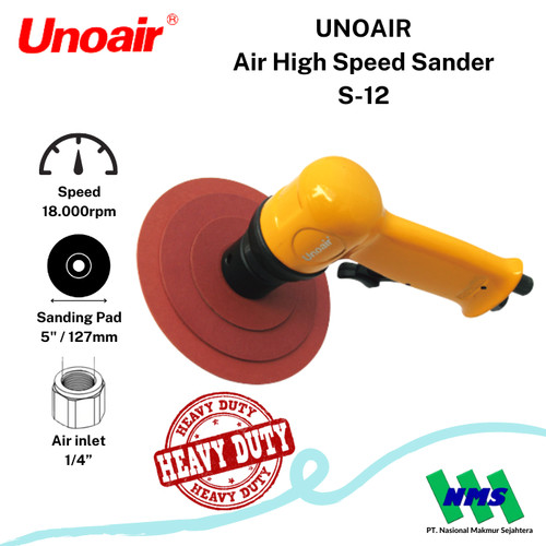 Amplas Angin 5 inch Air Sander UNOAIR S-12