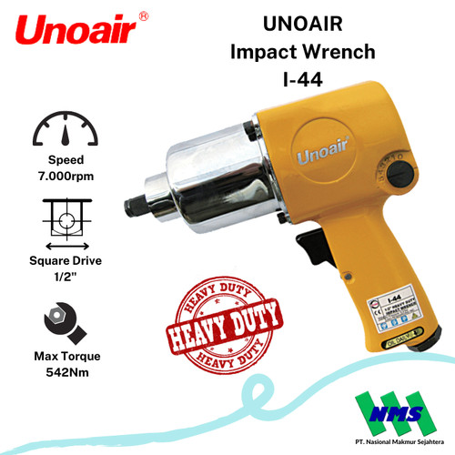 Pembuka Baut Angin 1/2 inch Impact Wrenches UNOAIR I-44