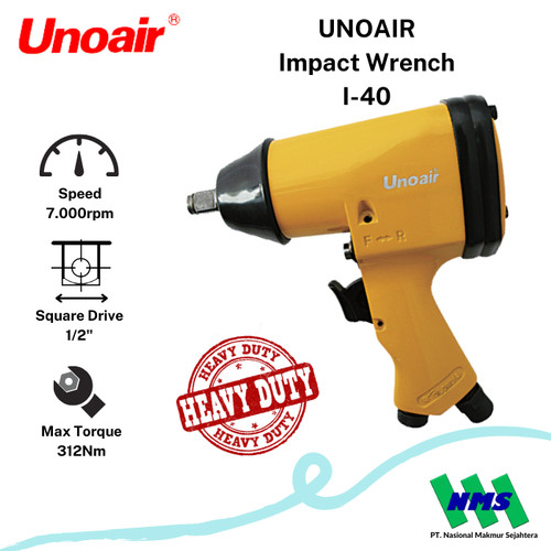 Unoair Impact Wrench I-40