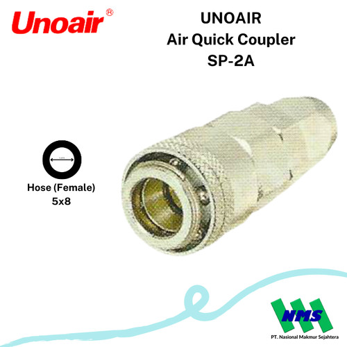 Air Quick Coupler Sambungan Selang Kompresor UNOAIR SP-2A