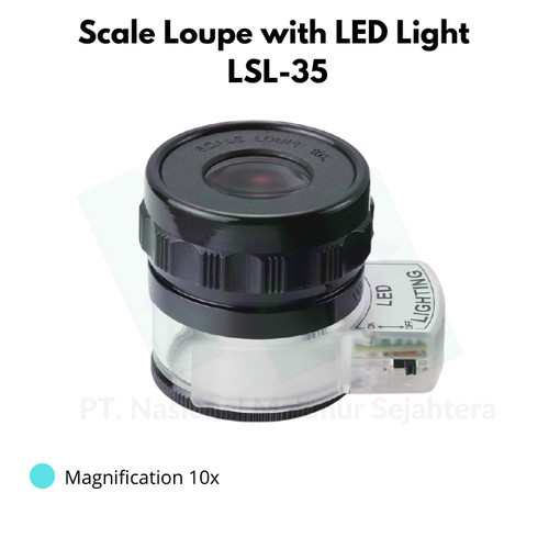 Niigata Seiki Scale Loupe with LED Light LSL-35