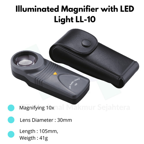 Loupe Lup Kaca Pembesar Niigata seiki Illuminated Magnifier LED LL-10