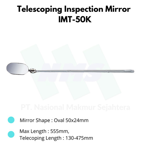 Cermin Niigata Seiki IMT-50K Telescoping Inspection Mirror 50mm