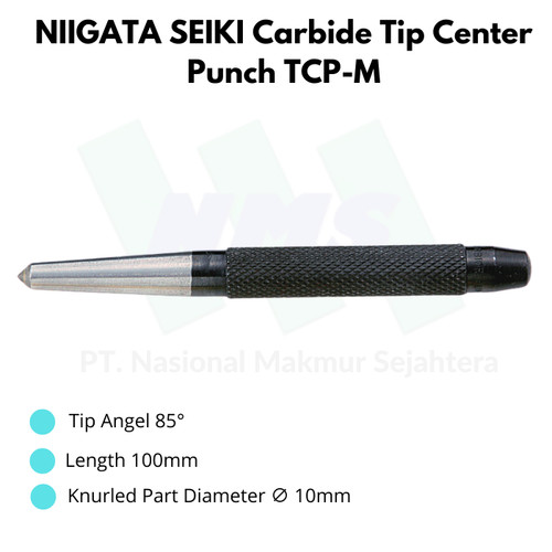 Niigata Seiki Carbide Tip Center Punch TCP-M