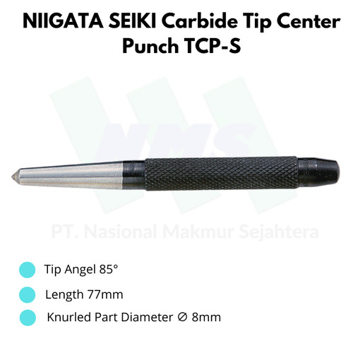 Niigata Seiki Carbide Tip Center Punch TCP-S