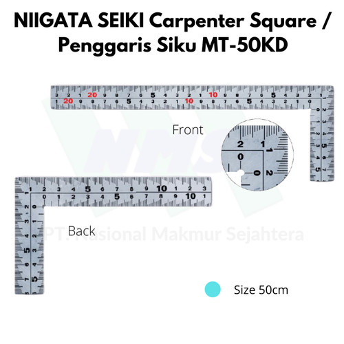 Niigata Seiki Carpenter Square / Penggaris Siku MT-50KD