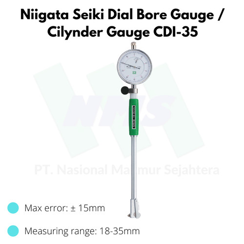 Niigata Seiki Dial Bore Gauge / Cilynder Gauge CDI-35